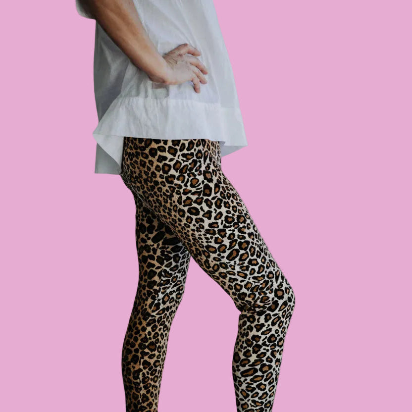 Leopard Straight Cut