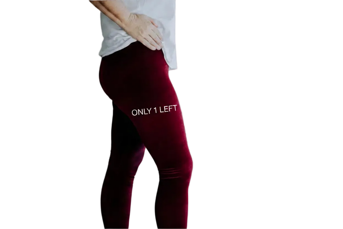 Deep Red Earth seamless leggings activewear | Wild Salt Clothing