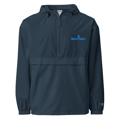Sea Spray rain jacket navy packable wind jacket | Wild Salt Clothing